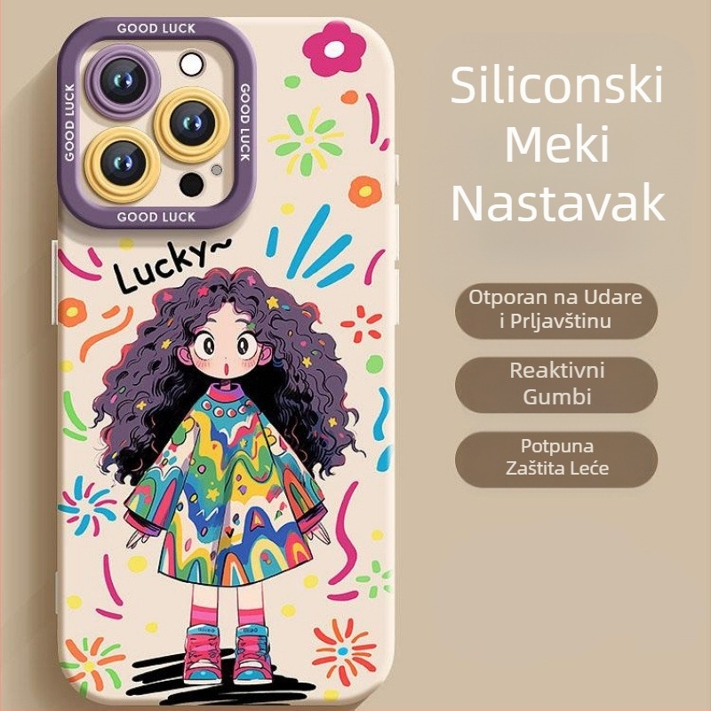 Nova silikonska zaštitna maska za Apple 16+, 15+ i 14+, od matiranog silikona, za 13mini i 12promax modele.