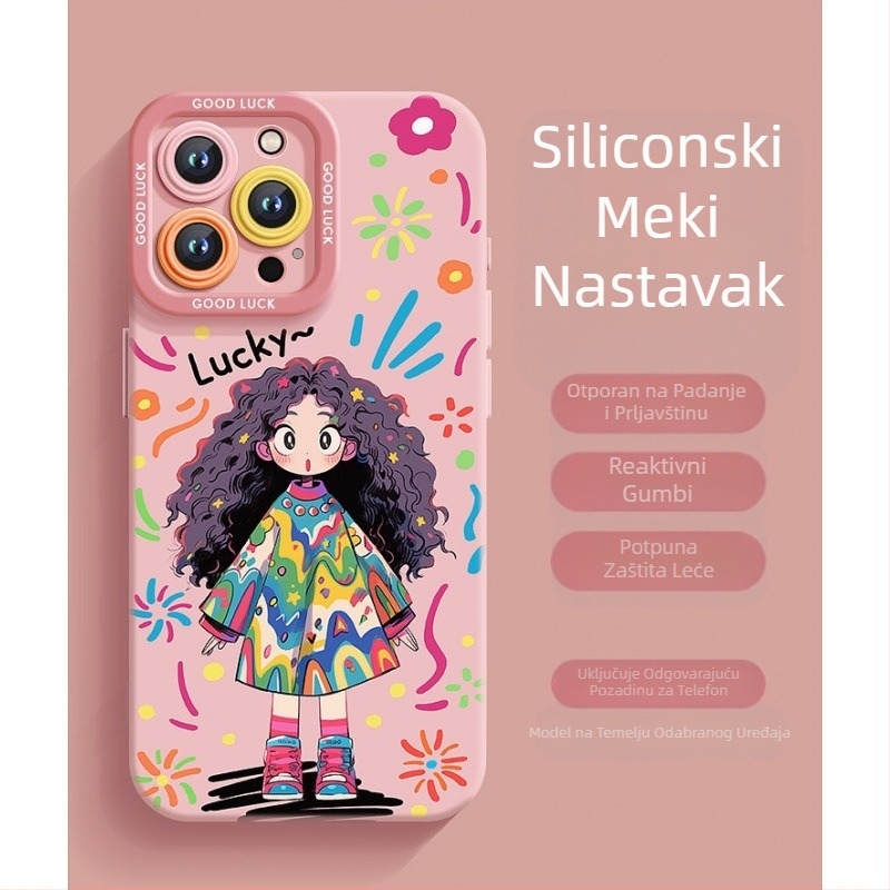 Nova silikonska zaštitna maska za Apple 16+, 15+ i 14+, od matiranog silikona, za 13mini i 12promax modele.