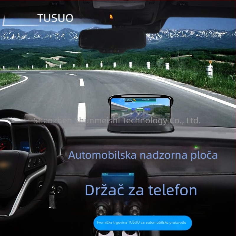 Držač za mobitel u automobilu, sjenilo i zaštita od sunca, univerzalni model mobitela, silikonska instrumentna ploča, izravna prodaja iz tvornice, prekogranična, prvi izbor