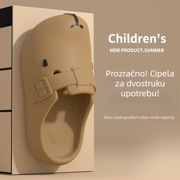 Kapi Bala dječje papuče za dječake, ljeto 2025., nove neklizajuće sandale za plažu, djevojčice, cipele s velikim rupicama