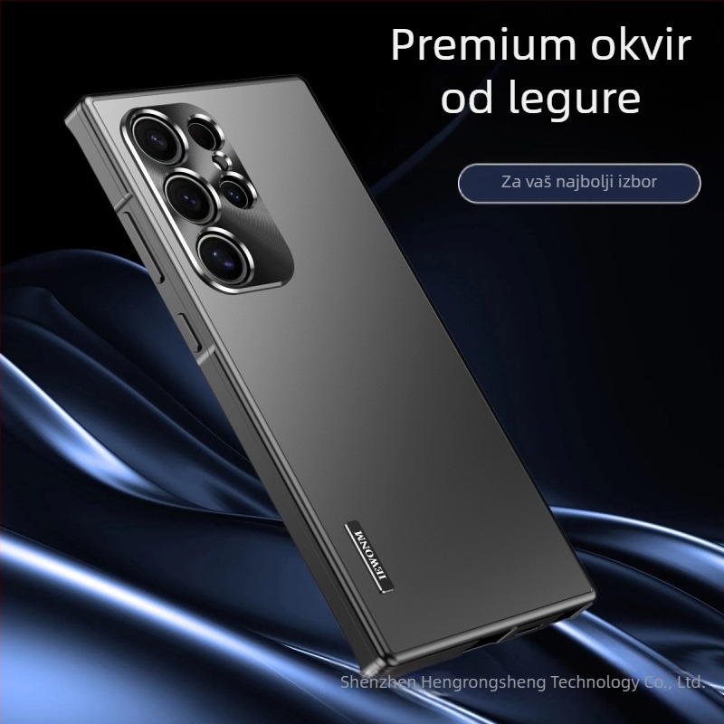 Metalna magnetska privlačna futrola za mobilni telefon Samsung s24ultra, nova zaštitna futrola protiv pada za S24 i S23ultra.