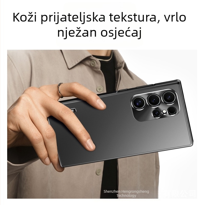 Metalna magnetska privlačna futrola za mobilni telefon Samsung s24ultra, nova zaštitna futrola protiv pada za S24 i S23ultra.