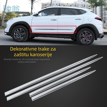 EJV auto traka protiv sudara vrata traka protiv ogrebotina naljepnica protiv ogrebotina karoserija vrata bočna zaštita ukrasna traka svijetla traka ljepljiva naljepnica