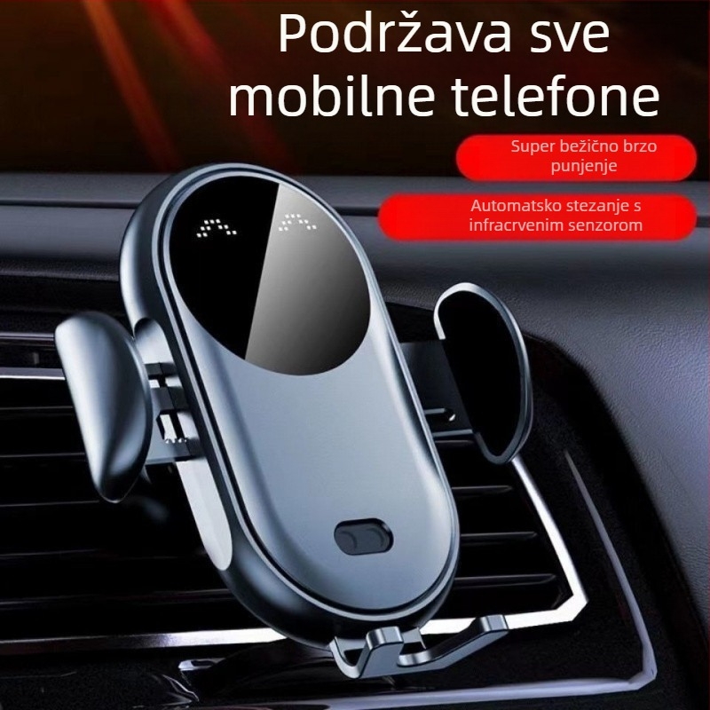 FYl nosač za bežični punjač za automobil, nosač za izlaz zraka za punjač za automobil, univerzalni nosač za mobilni telefon, automatska indukcija