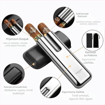 CIGARLOONG/Solanum set za cigare, kubanski set za hidrataciju, prijenosni, 2 komada, CLH-21CAE1