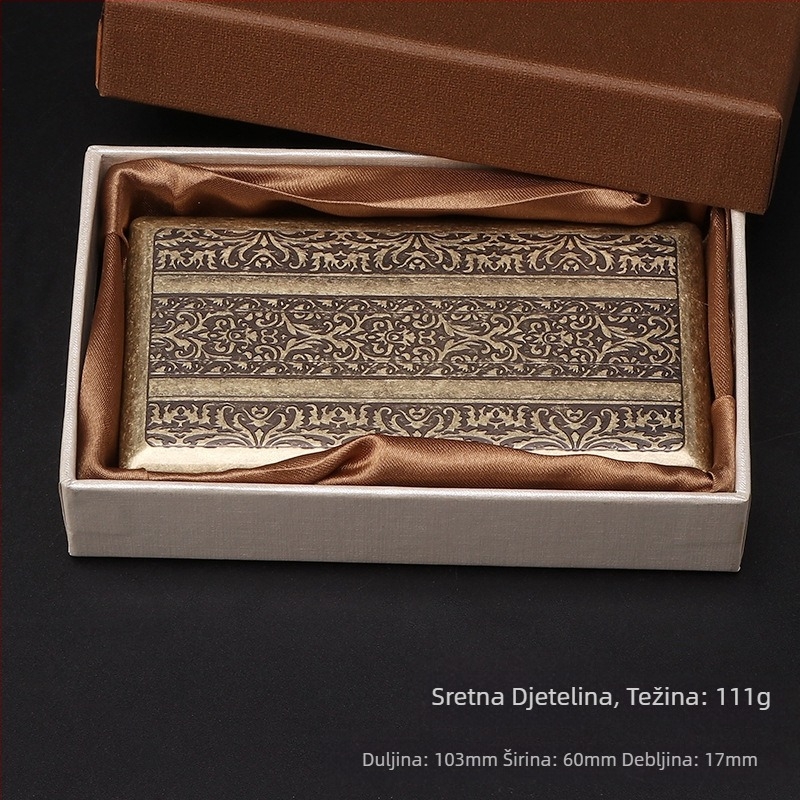 Represent Wish Classic Retro pakiranje od 20 tankih kutijica za cigarete s više uzoraka, prijenosne ukrasne kutijice za cigarete s dva lica