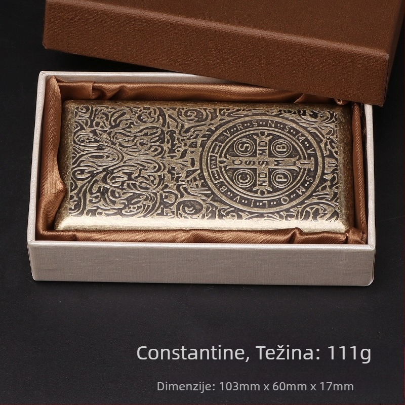 Represent Wish Classic Retro pakiranje od 20 tankih kutijica za cigarete s više uzoraka, prijenosne ukrasne kutijice za cigarete s dva lica