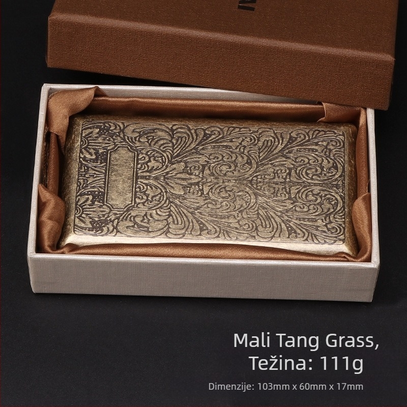 Represent Wish Classic Retro pakiranje od 20 tankih kutijica za cigarete s više uzoraka, prijenosne ukrasne kutijice za cigarete s dva lica