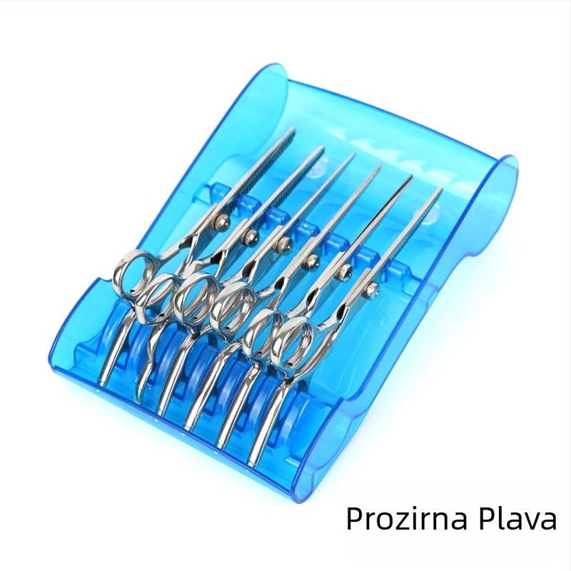 Držač za frizerske škare, kreativni držač za škare za postavljanje alata za stiliste, držač za škare za brijačnicu, neklizajuća fiksna kutija za pohranu