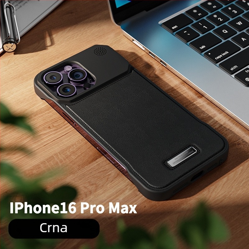 Pogodno za Iphone16 Promax maskica za mobitel s aromaterapijom, kožna, nevidljiva magnetska vakuumska maskica za Apple 17/15 bez rubova, zaštita od pada