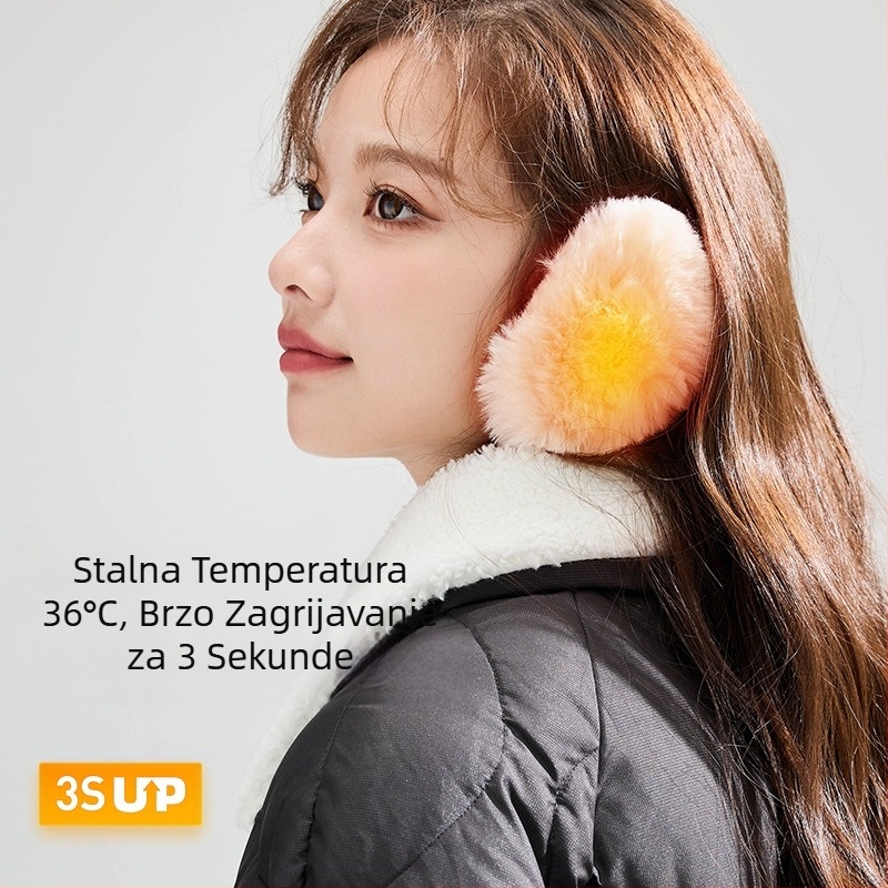 Jesenske i zimske njemačke baršunaste slušalice za muškarce i žene, vanjske, tople, otporne na vjetar i hladnoću, dvostruke slušalice plus baršunaste male mirisne slušalice otporne na vjetar