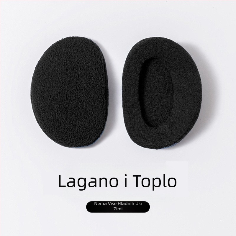 Jesenske i zimske njemačke baršunaste slušalice za muškarce i žene, vanjske, tople, otporne na vjetar i hladnoću, dvostruke slušalice plus baršunaste male mirisne slušalice otporne na vjetar