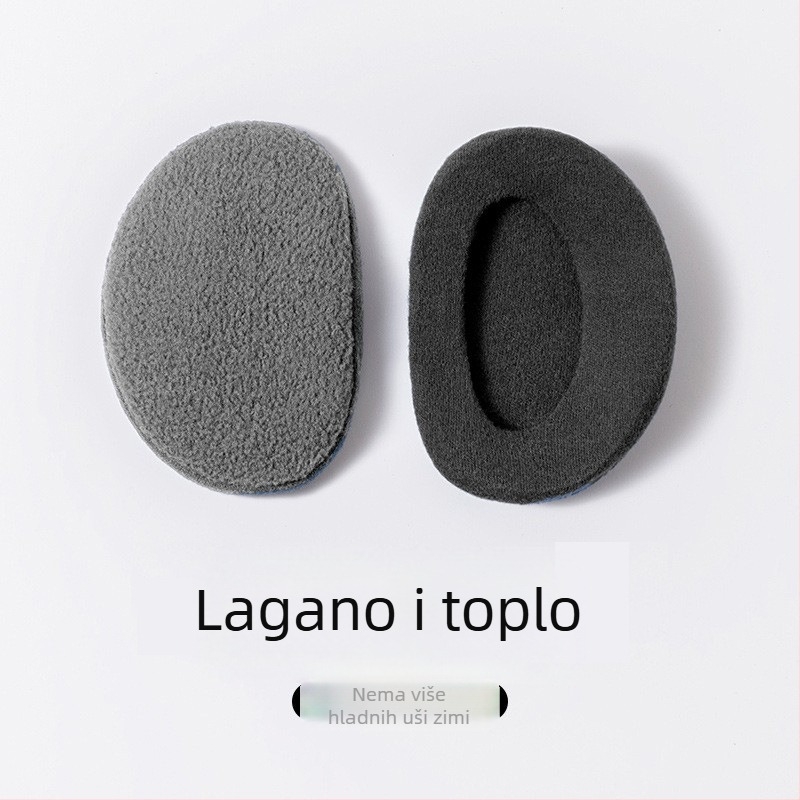 Jesenske i zimske njemačke baršunaste slušalice za muškarce i žene, vanjske, tople, otporne na vjetar i hladnoću, dvostruke slušalice plus baršunaste male mirisne slušalice otporne na vjetar