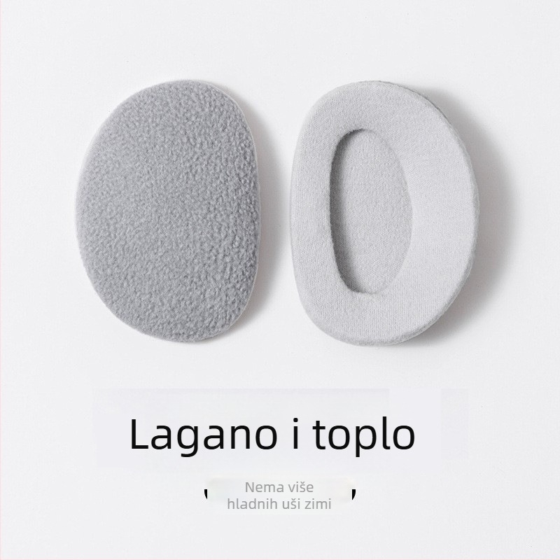 Jesenske i zimske njemačke baršunaste slušalice za muškarce i žene, vanjske, tople, otporne na vjetar i hladnoću, dvostruke slušalice plus baršunaste male mirisne slušalice otporne na vjetar