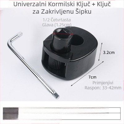 9Yw Alat za uklanjanje kuglastih zglobova automobila Ključ za kormilo Popravak automobila Održavanje automobila Uklanjanje Alat za unutarnji kuglasti zglob upravljača