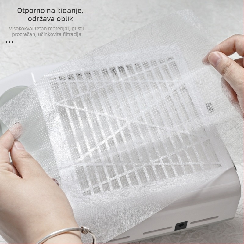 Prekogranični filter za nokte, zamjenska tkanina za prašinu, jednokratni netkani filter papir, pribor za nokte