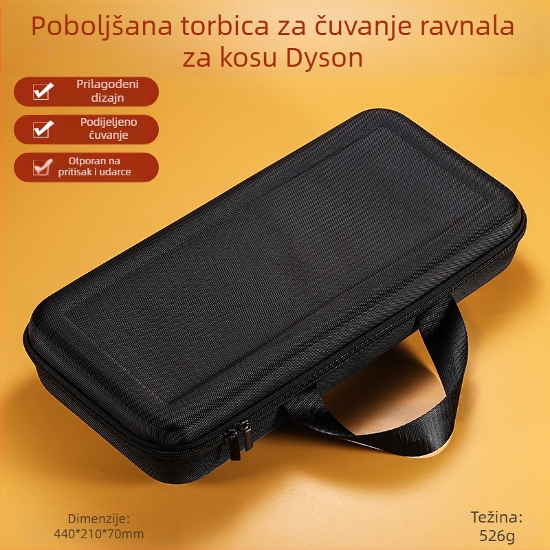 Pogodno za Dyson torbu za pohranu pegle za kosu, Airstrait HT01 kutiju za pohranu, prijenosnu kutiju za pohranu pegle za kosu