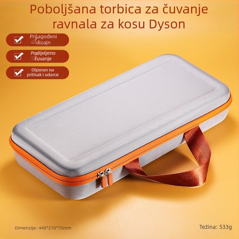 Pogodno za Dyson torbu za pohranu pegle za kosu, Airstrait HT01 kutiju za pohranu, prijenosnu kutiju za pohranu pegle za kosu