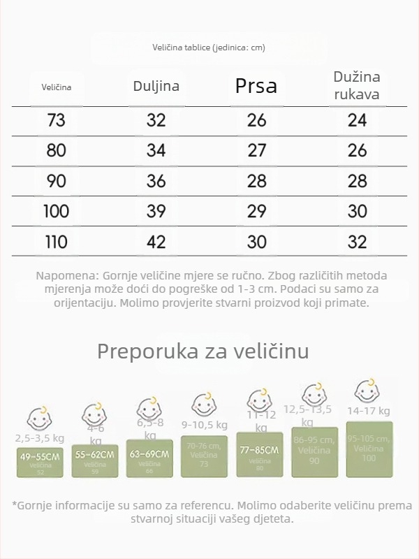 Odjeća za novorođenčad za jesen i zimu, pamučni topli top, pamučni kaput za novorođenčad za proljeće i jesen, zimska odjeća