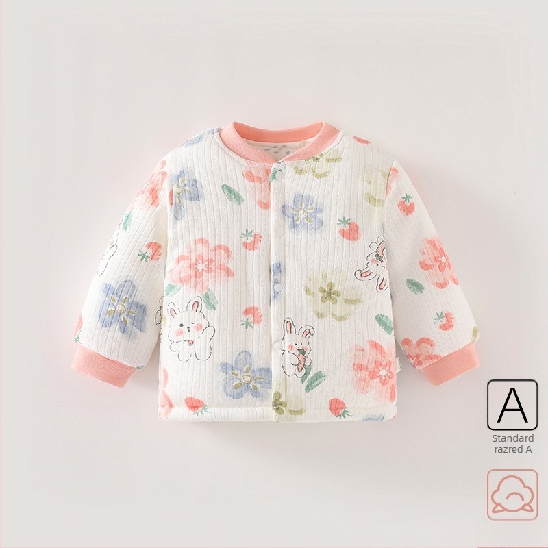 Odjeća za novorođenčad za jesen i zimu, pamučni topli top, pamučni kaput za novorođenčad za proljeće i jesen, zimska odjeća