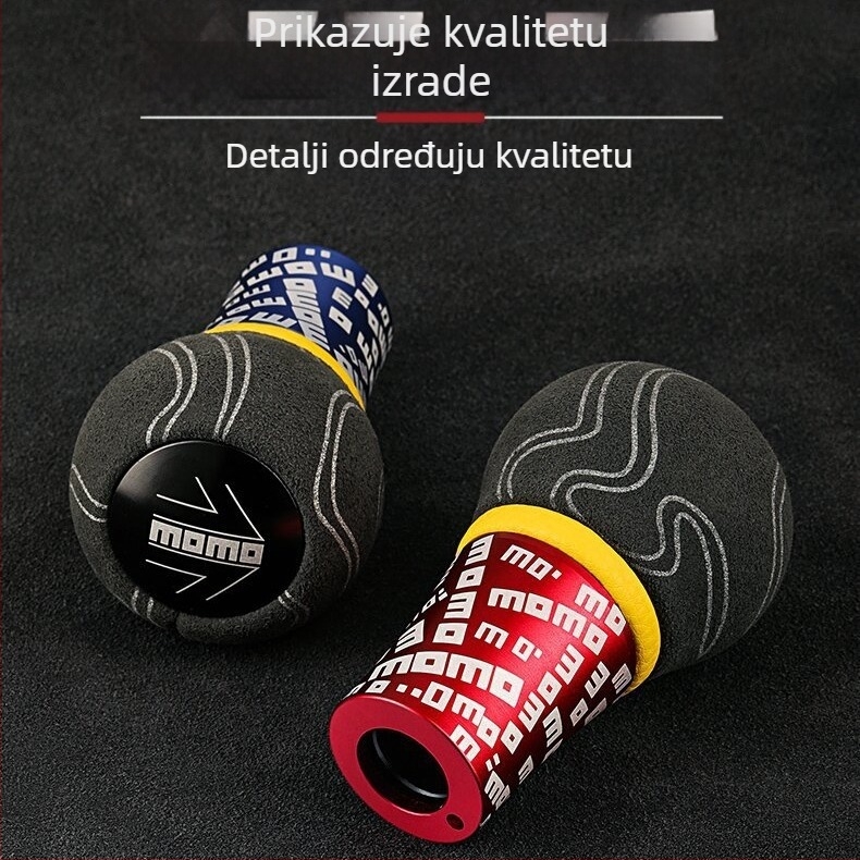 Momo originalna glava zupčanika visoke kvalitete, glava zupčanika s valovitim štapom, modificirana matirana glava zupčanika, grafiti