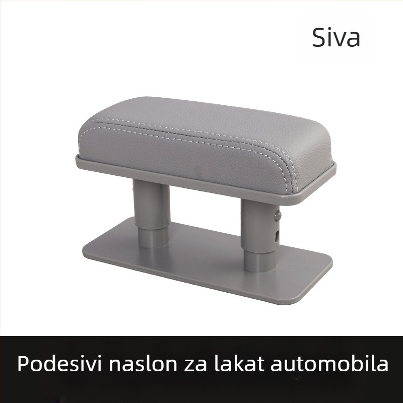 Izravna opskrba tvornicom, jastučić za naslon za ruku u automobilu, lijevi naslon za lakat, univerzalni kožni jastučić za središnji naslon za ruku, kutija za naslon za ruke, prekogranični...