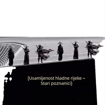 2025 Jianghu Love Chivalrous ukras za prozor automobila u bočnim konzolama Jianghu uređenje interijera automobila u drevnom stilu