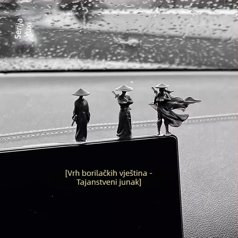 2025 Jianghu Love Chivalrous ukras za prozor automobila u bočnim konzolama Jianghu uređenje interijera automobila u drevnom stilu