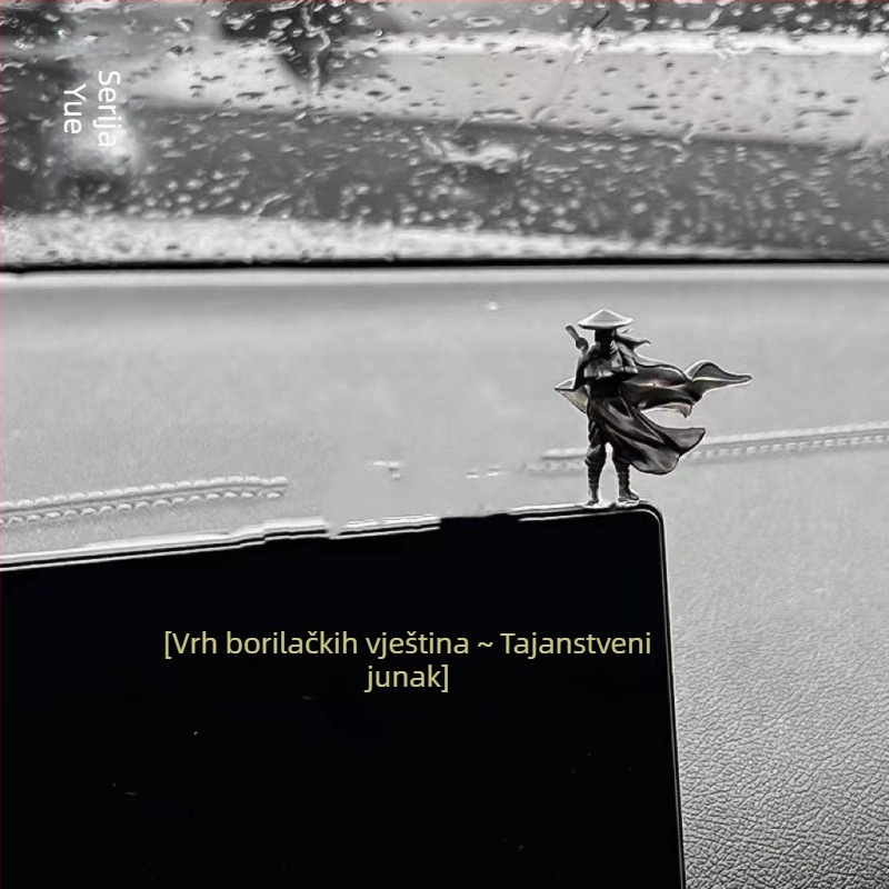 2025 Jianghu Love Chivalrous ukras za prozor automobila u bočnim konzolama Jianghu uređenje interijera automobila u drevnom stilu