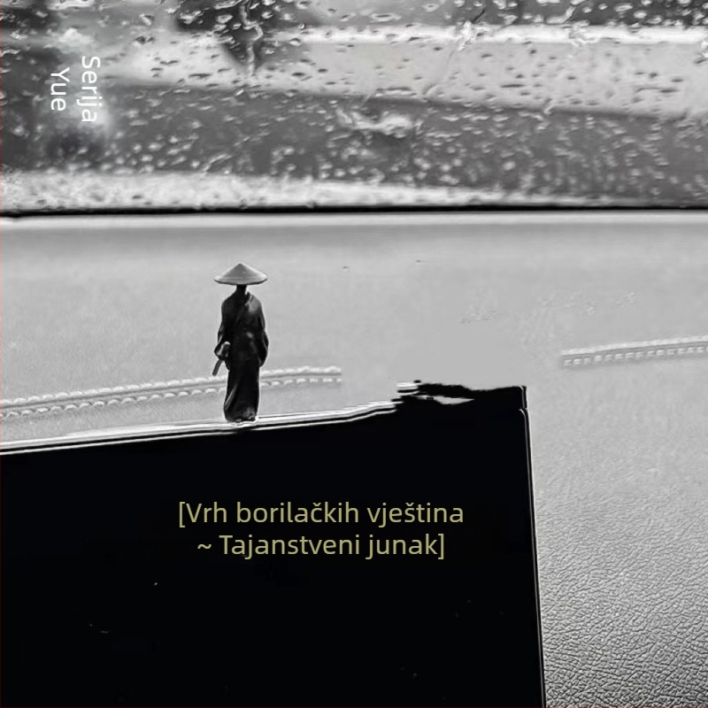 2025 Jianghu Love Chivalrous ukras za prozor automobila u bočnim konzolama Jianghu uređenje interijera automobila u drevnom stilu