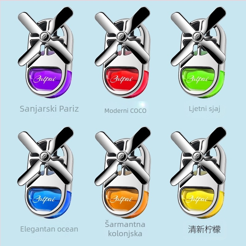 Auto parfem, ispušna cijev za klima uređaj, ventilator za automobil, ukrasi za automobil, aromaterapija za automobil, elegantni ispušna cijev za zrak, dugotrajan lagani miris