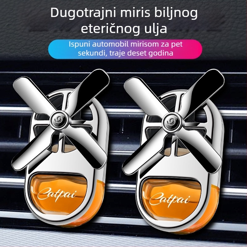 Auto parfem, ispušna cijev za klima uređaj, ventilator za automobil, ukrasi za automobil, aromaterapija za automobil, elegantni ispušna cijev za zrak, dugotrajan lagani miris