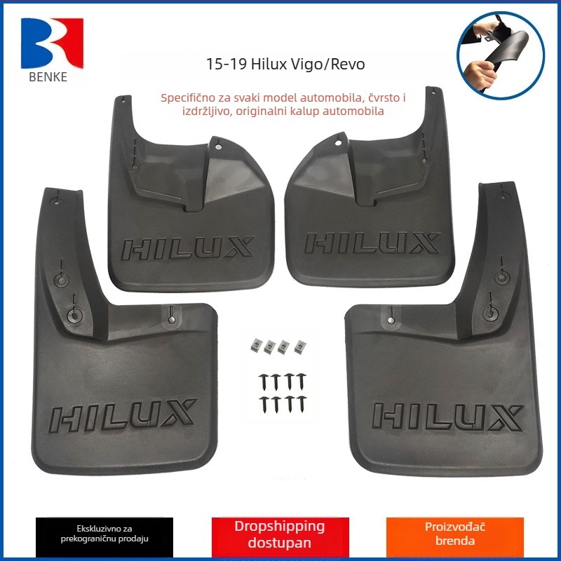 Odgovara za blatobran za vanjsku trgovinu HILUX VIGO/REVO 2/4WD od 05-24.