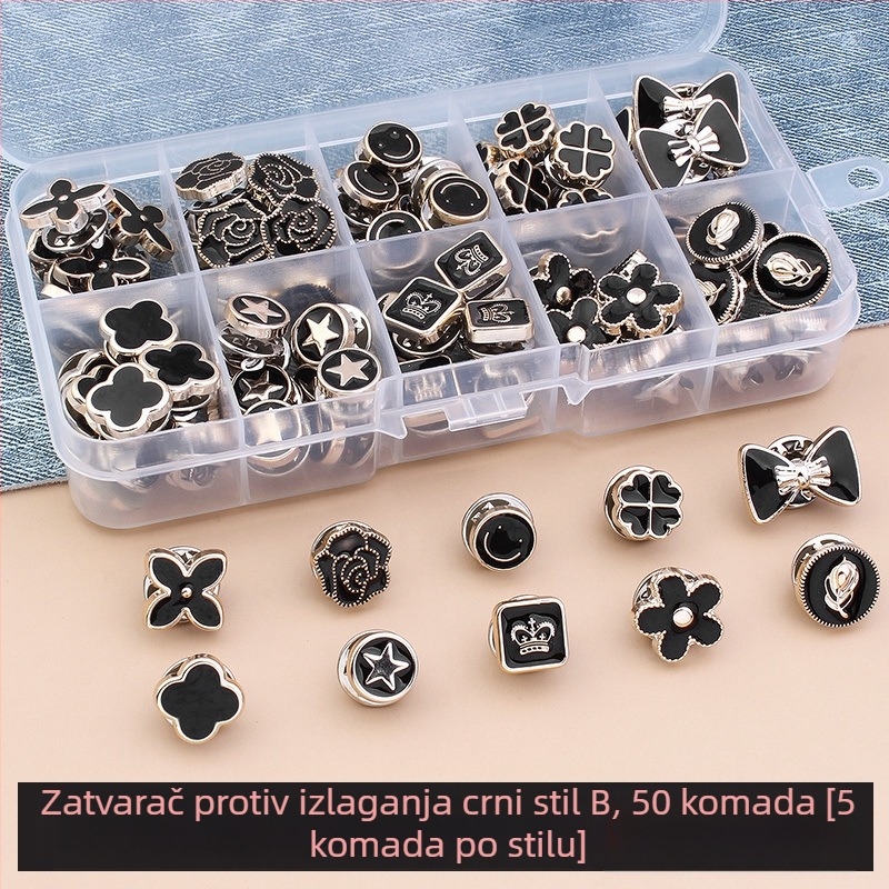 Ženska košulja s gumbima, antirefleksni gumbi, kardigan bez šavova, nevidljivi ženski gumb, skriveni gumb, fiksni kopča, biserni ukrasni gumb