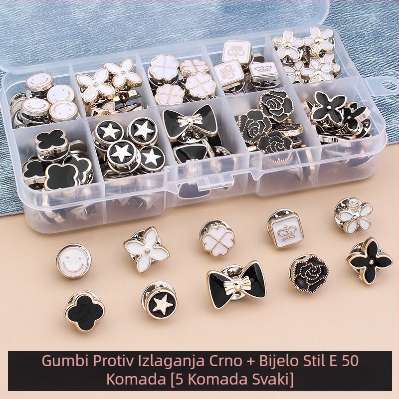 Ženska košulja s gumbima, antirefleksni gumbi, kardigan bez šavova, nevidljivi ženski gumb, skriveni gumb, fiksni kopča, biserni ukrasni gumb