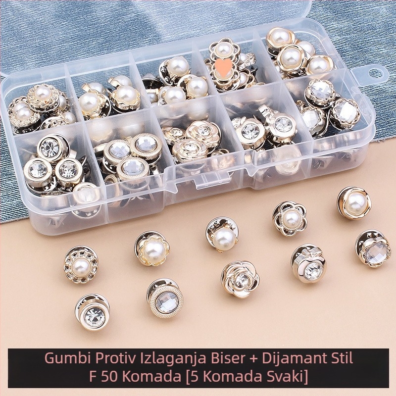 Ženska košulja s gumbima, antirefleksni gumbi, kardigan bez šavova, nevidljivi ženski gumb, skriveni gumb, fiksni kopča, biserni ukrasni gumb