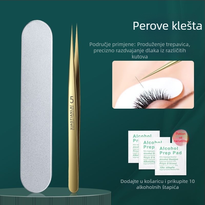 Vanjskotrgovinski pokloni, pinceta za umjetne trepavice, cijepljenje, puni set alata, visokoprofesionalni učitelj trepavica, generiranje poklona