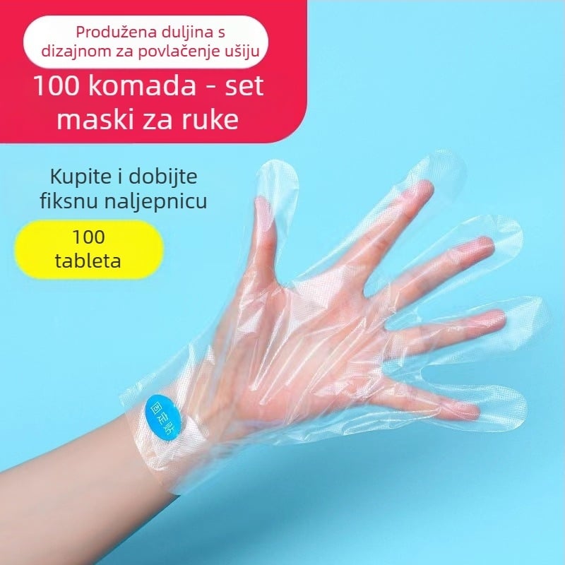 Set folija za ruke za jednokratnu upotrebu, set plastičnih folija za ruke, salon ljepote, njega ruku, salon ljepote, set folija za stopala, izravna opskrba iz tvornice
