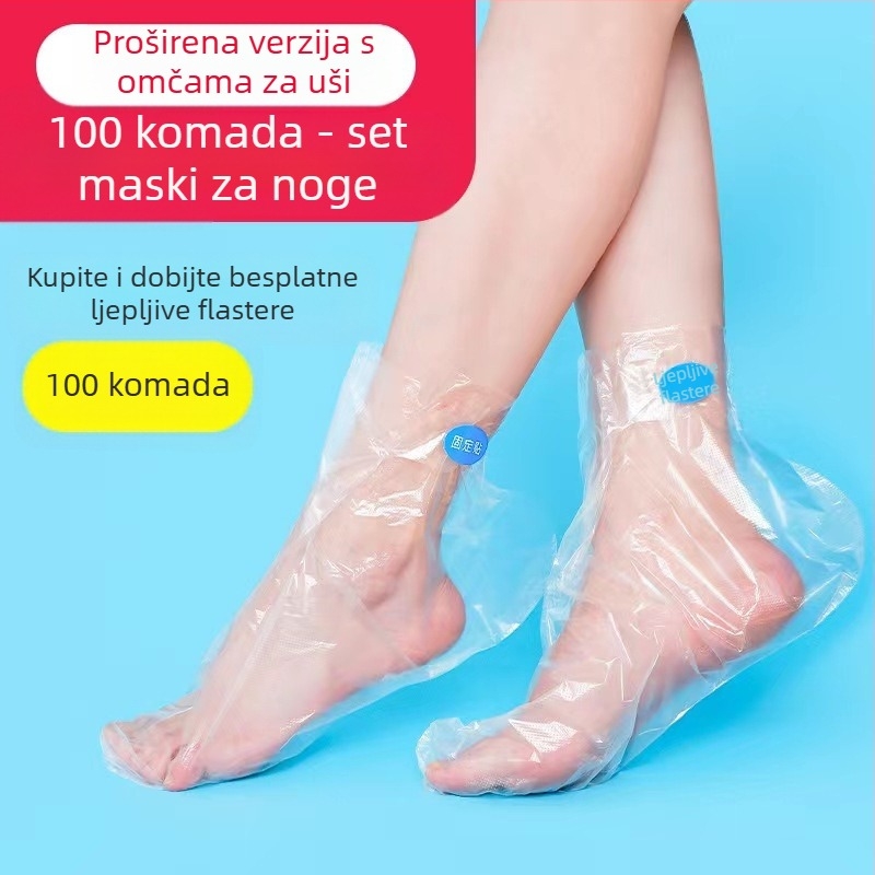 Set folija za ruke za jednokratnu upotrebu, set plastičnih folija za ruke, salon ljepote, njega ruku, salon ljepote, set folija za stopala, izravna opskrba iz tvornice