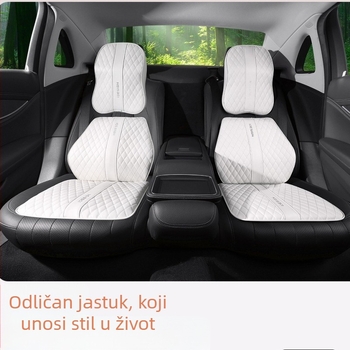 Napredni Sense Pana kožni jastuk za lumbalni dio vrata automobila, jastuk za lumbalni dio sjedala automobila, jastuk za naslon za glavu i stražnjicu