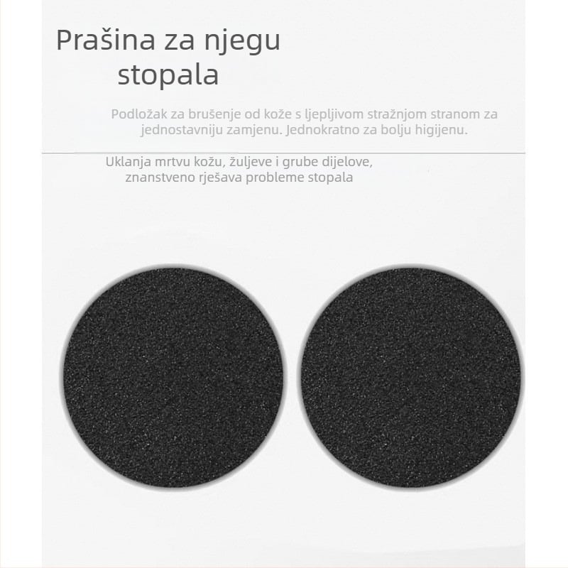 Prekogranična visokoprodavana električna brusilica za stopala, potpuno automatski artefakt brušenja kože, brijač dva u jednom za uklanjanje mrtve kože i žuljeva, brusilica za stopala