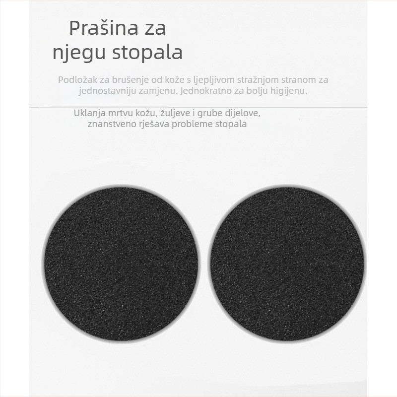 Prekogranična visokoprodavana električna brusilica za stopala, potpuno automatski artefakt brušenja kože, brijač dva u jednom za uklanjanje mrtve kože i žuljeva, brusilica za stopala