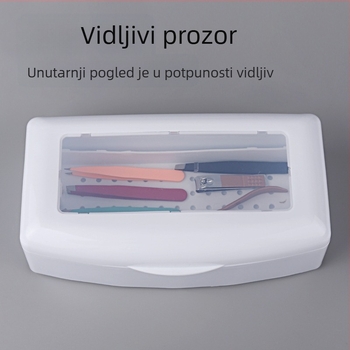 Kutija za dezinfekciju noktiju preko granice, filter za alkoholnu dezinfekciju, kutija za čišćenje noktiju, višenamjenska kutija za čišćenje, kutija za sterilizaciju, kutija za alat