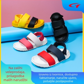 Dachang prekogranične sportske sandale za dječake i djevojčice, cipele za plažu s mekim potplatom, lagane dječje papuče, neklizajuće, mekani potplat, tvornica Jinjiang