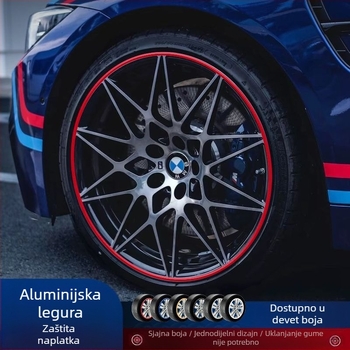 Zaštitna traka za glavčinu kotača automobila, modificirana naplatna traka za gume, ukrasna naljepnica za karoseriju, traka protiv ogrebotina i sudara