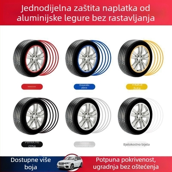Zaštitna traka za glavčinu kotača automobila, modificirana naplatna traka za gume, ukrasna naljepnica za karoseriju, traka protiv ogrebotina i sudara