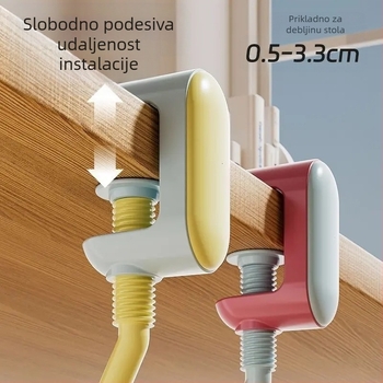 Kuka za školsku torbu, Thinking Duck, vješalica za studentski stol, bez ljepila, bez naljepnice, uklonjiva, prijenosna kuka za torbu