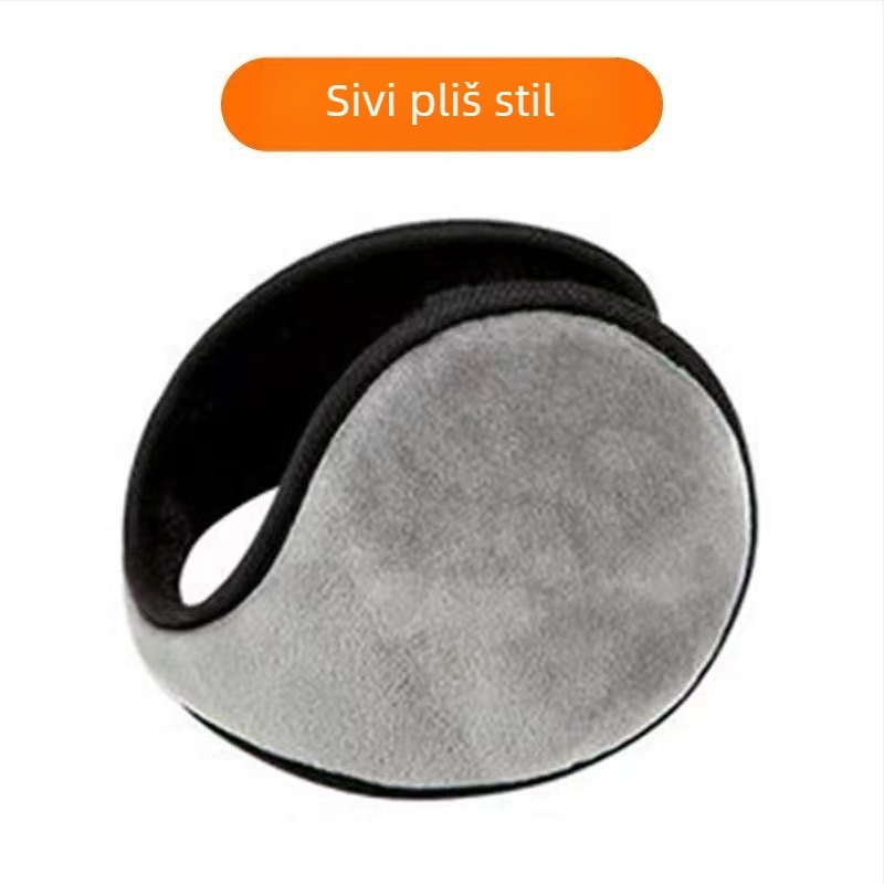 Slušalice Plišane slušalice za muškarce i žene Zimske stražnje nošenje Tople navlake za uši Zadebljane velike