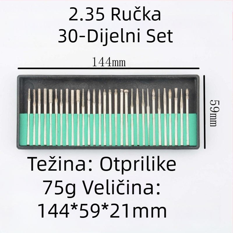 Set od pet dijelova za manikuru, šest dijelova, dijamantna vuna od 12 dijelova, odijelo za poliranje za manikuru, pribor za poliranje za manikuru