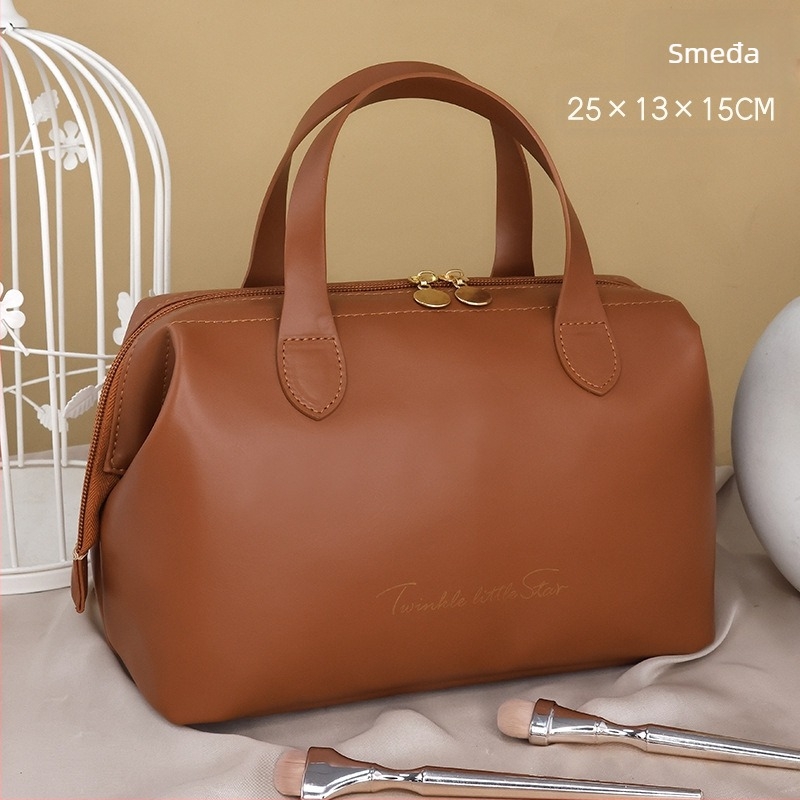 Nova francuska lagana luksuzna prijenosna kozmetička torba, putna prijenosna visokokvalitetna kozmetička torba za pohranu velikog kapaciteta